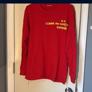 CDG Supreme long sleeve